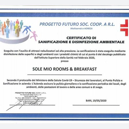 Sole Mio Rooms & Breakfast Bari Zewnętrze zdjęcie